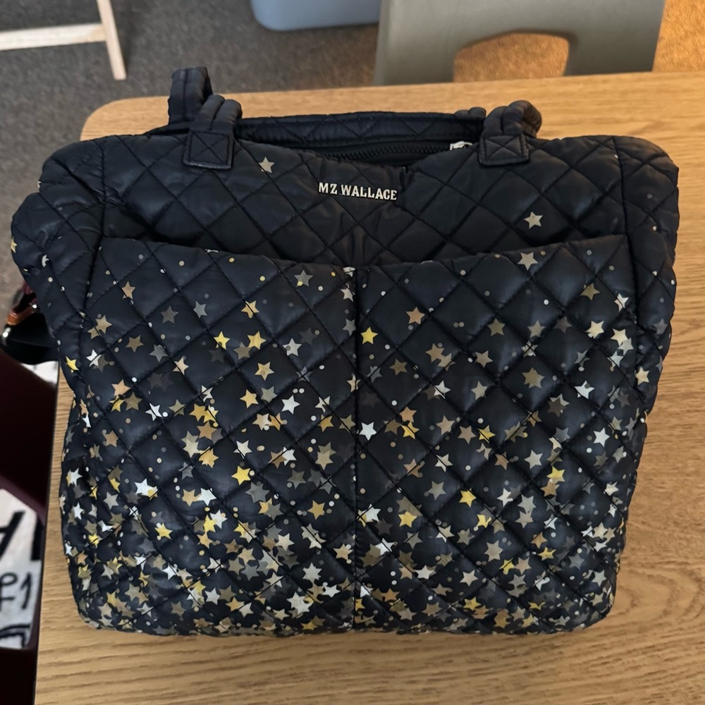 MZ Wallace Quattro Tote with Gold and Silver Stars